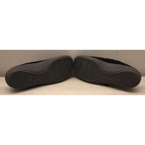 Revitalign A641021 Women's Sz 12D Black Solaire Orthotic Canvas Buckle Mules - Picture 4 of 13